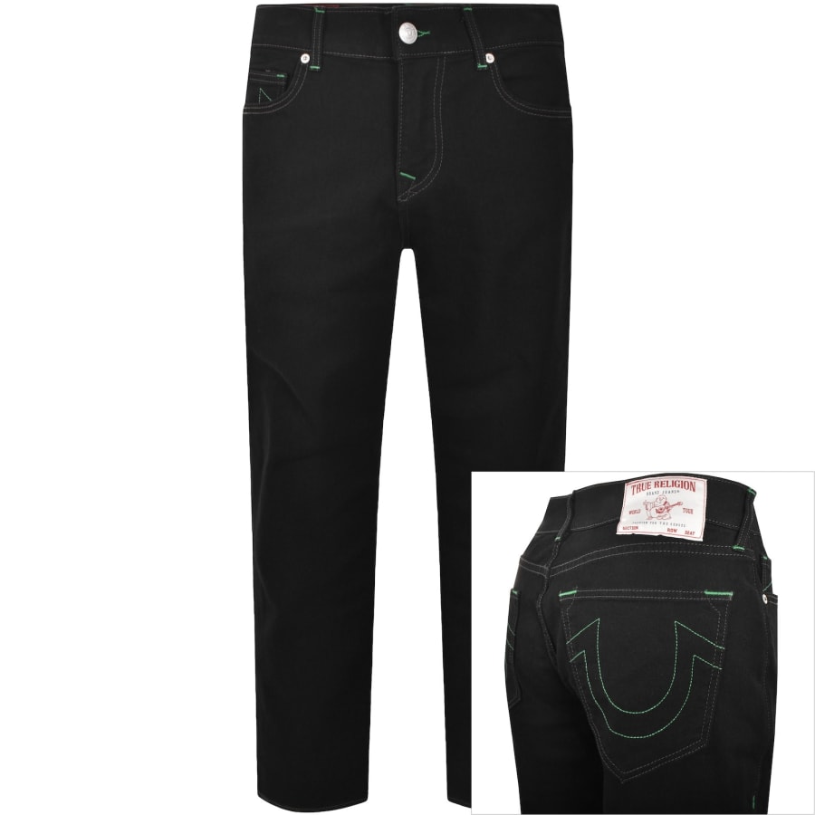 パンツ TRUE RELIGION Flared denims black JOEY MID RISE FLAP FLARE JEAN - Body Rinse Black | True Religion